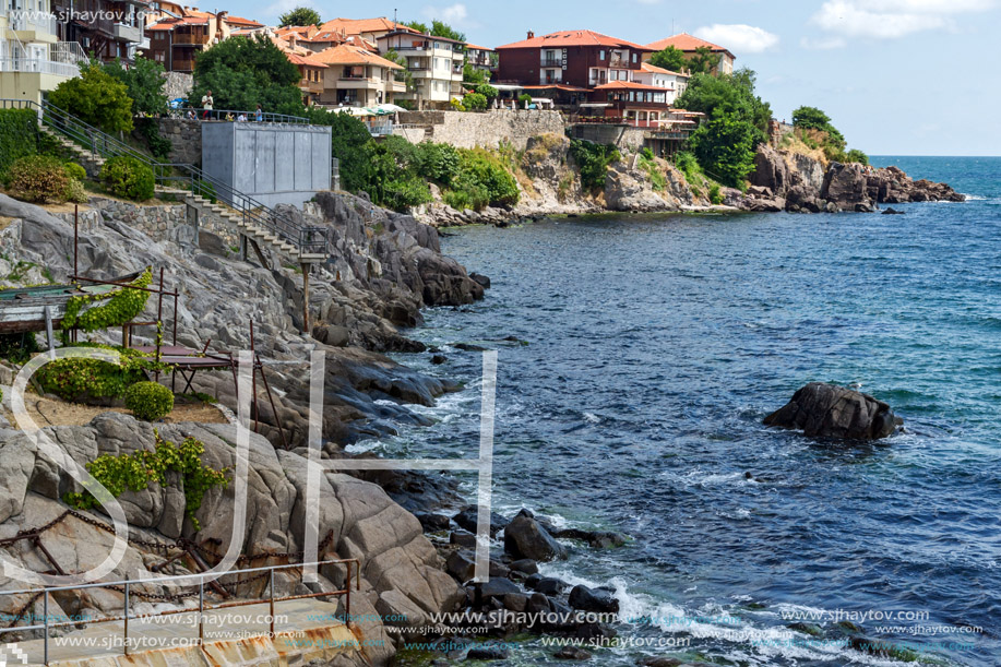 Amazing panorama of old town of Sozopol, Burgas Region, Bulgaria