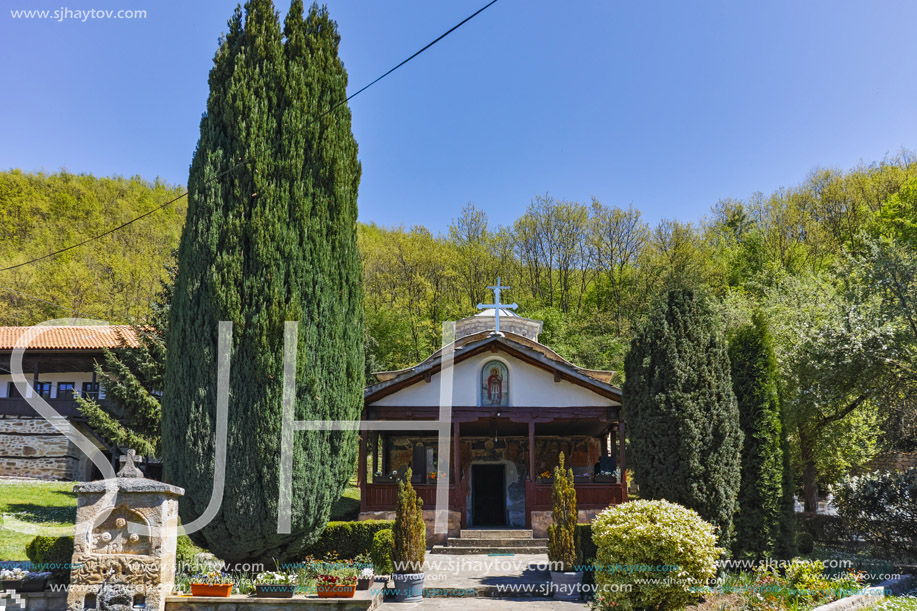 Spring Panorama of Temski monastery St. George, Pirot Region, Republic of Serbia