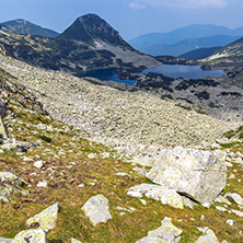 Amazing Landscape of Gergiytsa peak and Gergiyski lakes,  Pirin Mountain, Bulgaria