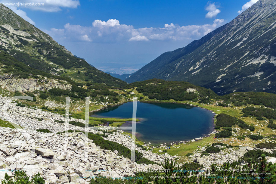 Amazing view of Muratovo lake, Pirin Mountain, Bulgaria