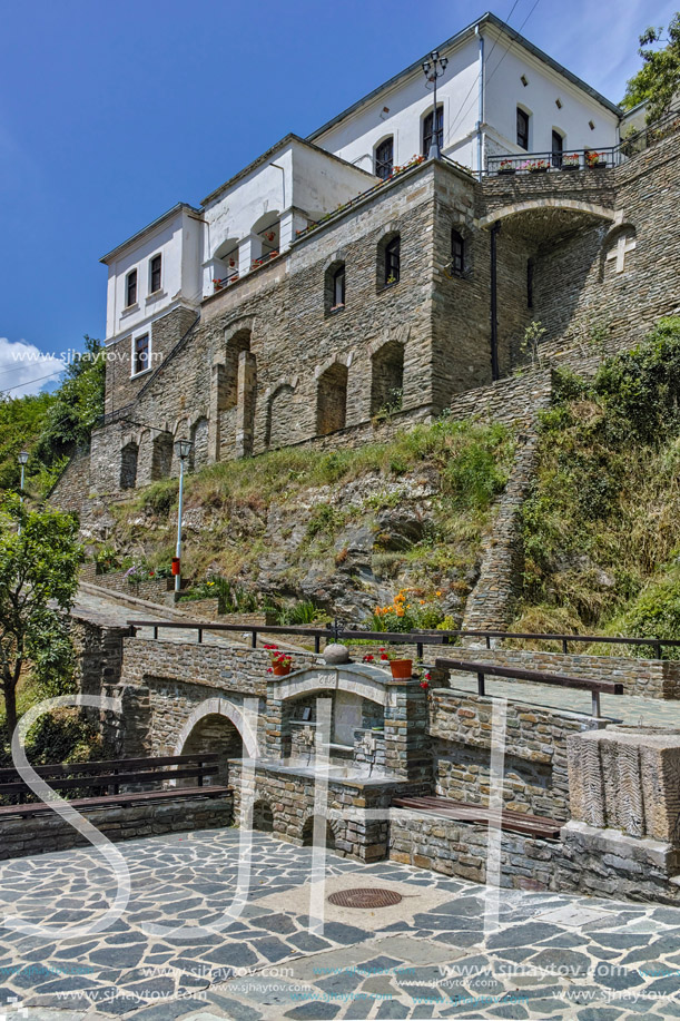 Amazing panorama Monastery St. Joachim of Osogovo, Kriva Palanka region, Republic of Macedonia