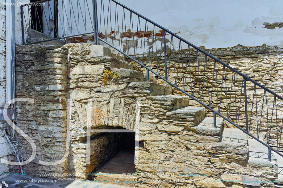 Old Staircase in Monastery St. Joachim of Osogovo, Kriva Palanka region, Republic of Macedonia