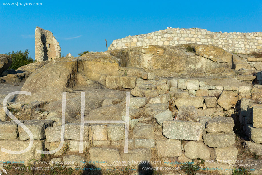 Tower in The ancient Thracian city of Perperikon, Kardzhali Region, Bulgaria