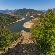 Amazing Panorama of Arda River meander and Kardzhali Reservoir, Bulgaria