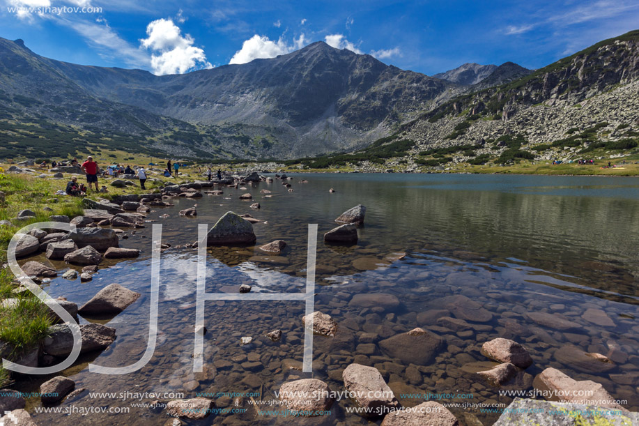 Clear waters of Musalenski lakes, Rila mountain, Bulgaria