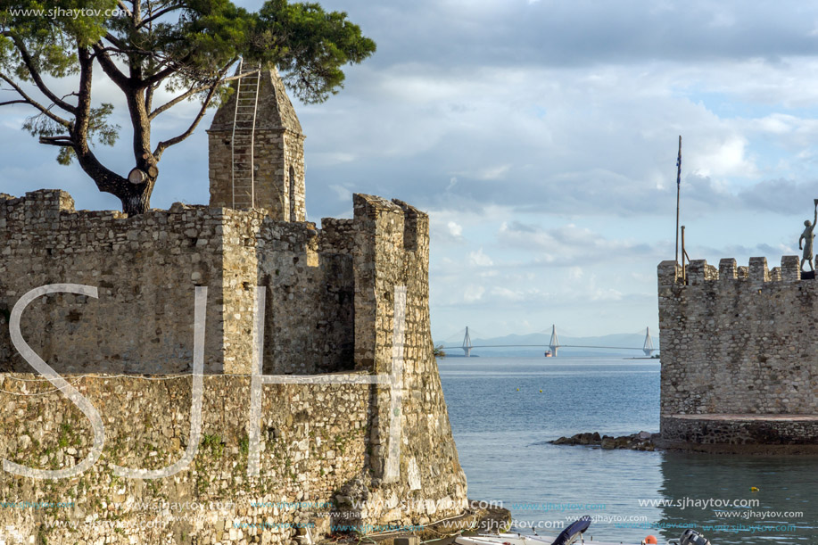 Fortification at the port of Nafpaktos town, Western Greece