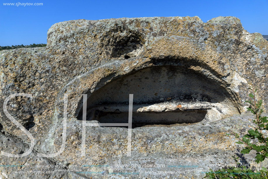 Ruins of Antique Thracian sanctuary Tatul, Kardzhali Region, Bulgaria