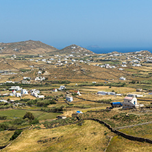 Amazing panorama of island of  Mykonos, Cyclades, Greece