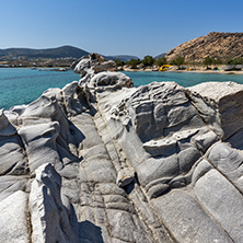 Amazing rock formations in kolymbithres beach, Paros island, Cyclades, Greece