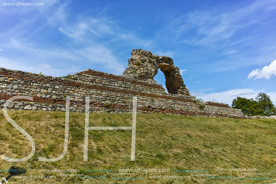 Remanings of the fortifications of the ancient Roman city of Diocletianopolis, town of Hisarya, Plovdiv Region, Bulgaria