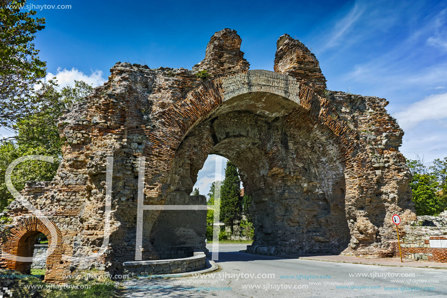 The South gate - The Camels of ancient roman fortifications in Diocletianopolis, town of Hisarya, Plovdiv Region, Bulgaria