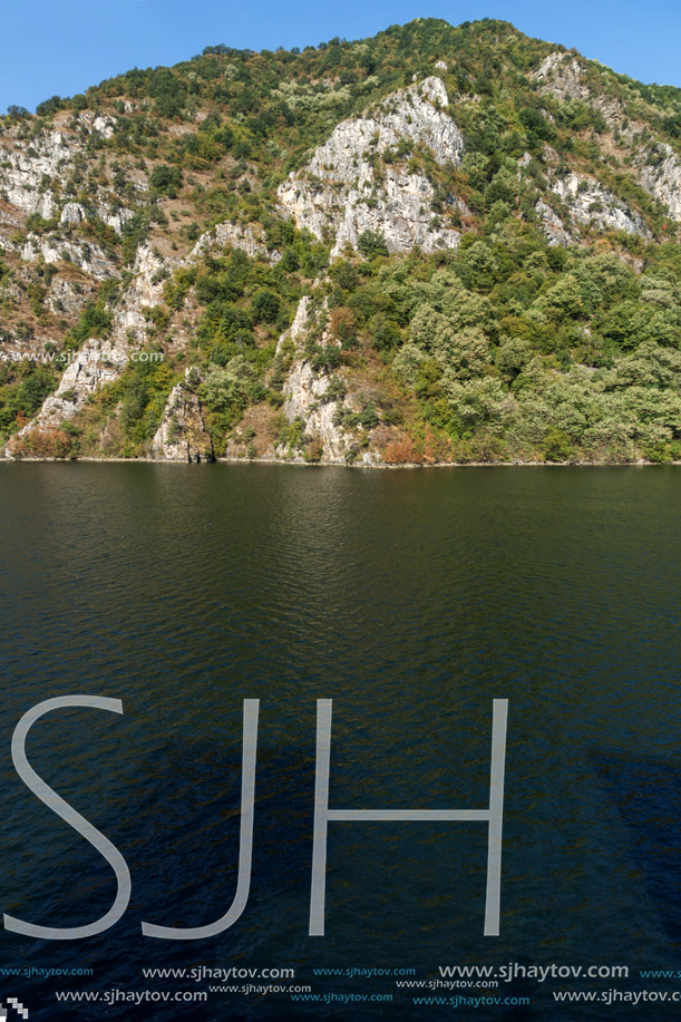 Summer view of Krichim dam, Rhodopes Mountain, Bulgaria