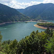 Meander of Vacha (Antonivanovtsy) Reservoir, Rhodopes Mountain, Bulgaria