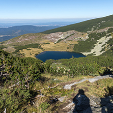 Landscape of Yonchevo lake,  Rila Mountain, Bulgaria