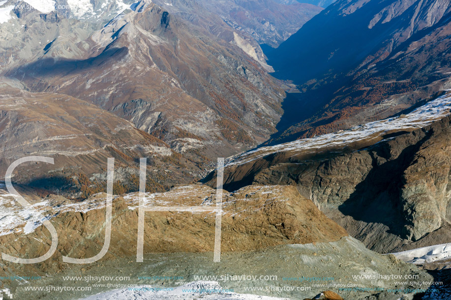 Amazing landscape of Swiss Alps and Zermatt, Switzerland