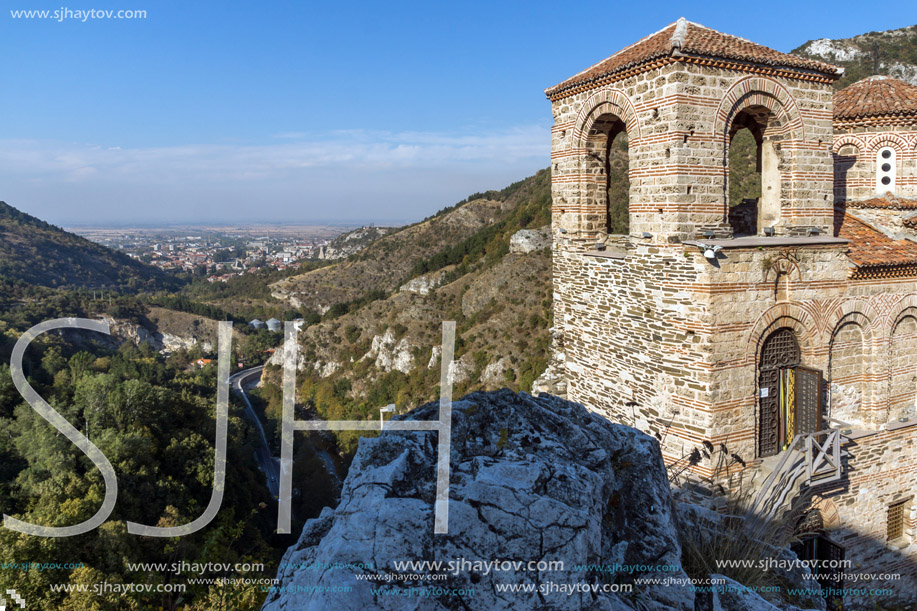 Church of the Holy Mother of God in Asen"s Fortress and town of Asenovgrad, Plovdiv Region, Bulgaria