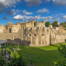 Last Rays of sun over Historic Tower of London, England, Great Britain