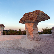 The Stone Mushrooms viewed from above near Beli plast village, Kardzhali Region, Bulgaria