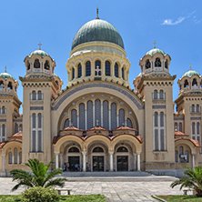 Saint Andrew Church, the largest church in Greece, Patras, Peloponnese, Western Greece