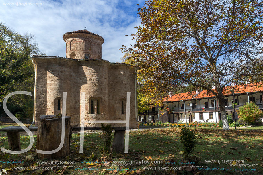 Amazing Panorama of medieval  Zemen Monastery, Pernik Region, Bulgaria