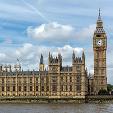 Amazing view of Big Ben in Houses of Parliament, London, England, United Kingdom