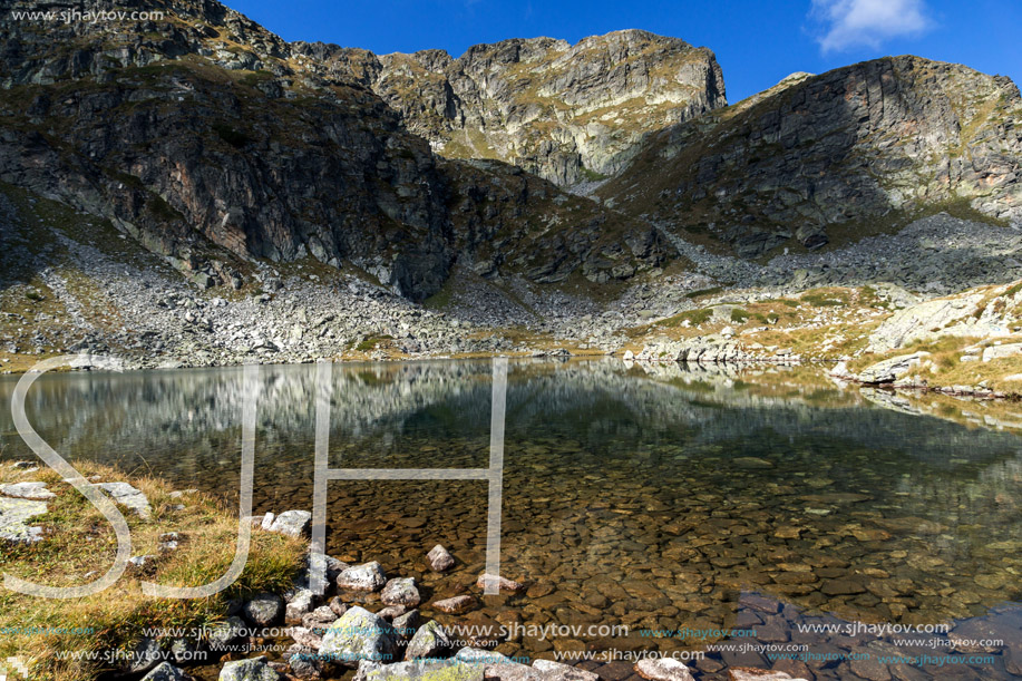 Landscape of Elenski lakes and Malyovitsa peak, Rila Mountain, Bulgaria