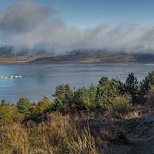 Autumn panorama of Batak Reservoir, Pazardzhik Region, Bulgaria