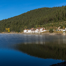 Panoramic  view of Golyam Beglik Reservoir, Pazardzhik Region, Bulgaria