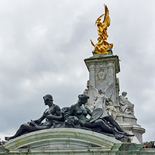 Queen Victoria Memorial in front of Buckingham Palace, London, England, United Kingdom