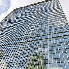 Modern business building in City of London, England, Great Britain
