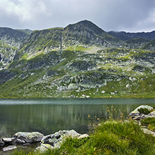 Landscape of The Twin lake, The Seven Rila Lakes, Bulgaria
