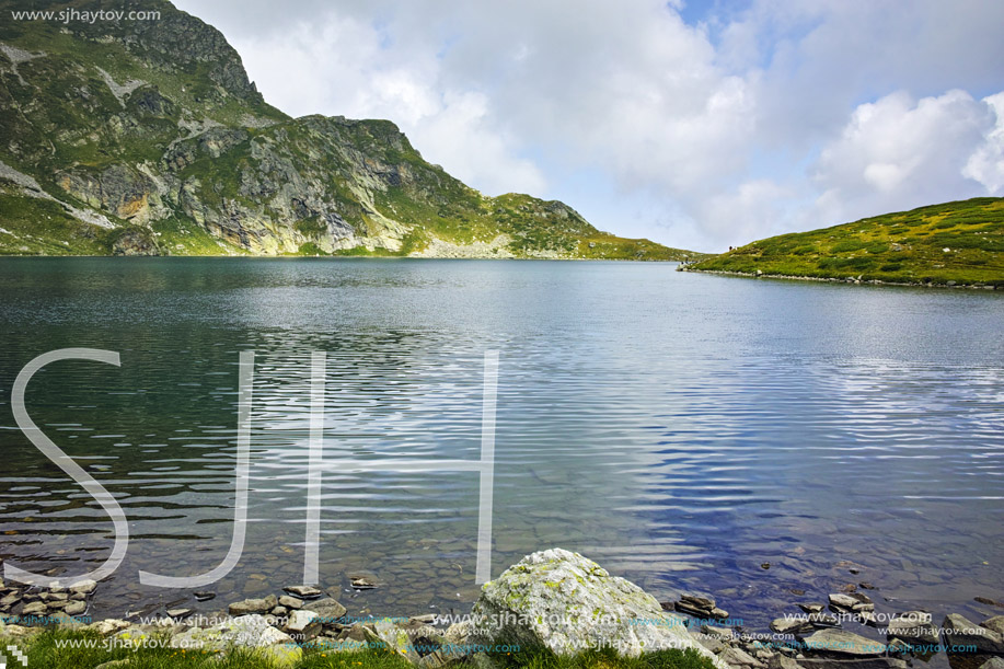 Amazing Landscape of The Kidney lake, The Seven Rila Lakes, Bulgaria