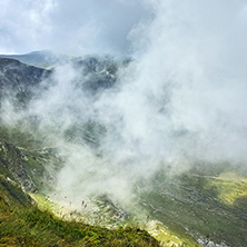 Clouds over The Kidney lake, The Seven Rila Lakes, Bulgaria