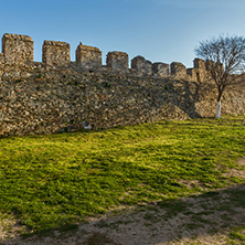 Ruins of fortress in Kavala, East Macedonia and Thrace, Greece