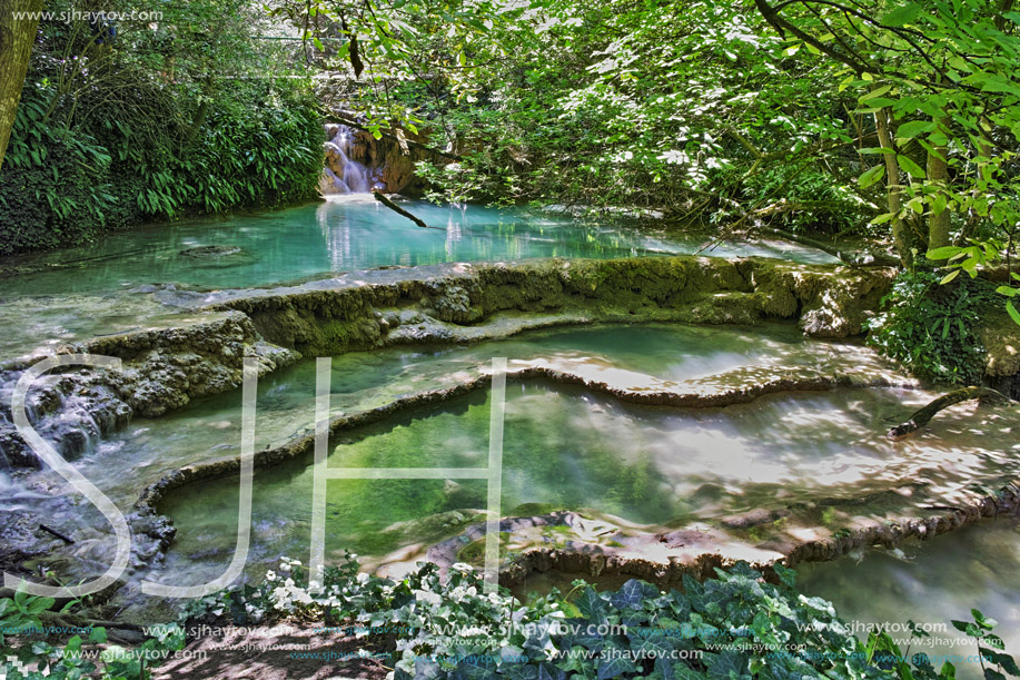 Amazing view of Krushuna Waterfalls, Balkan Mountains, Bulgaria