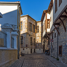 Small street in old town of Xanthi, East Macedonia and Thrace, Greece