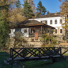 Bridge over small river in village of Bozhentsi, Gabrovo region, Bulgaria