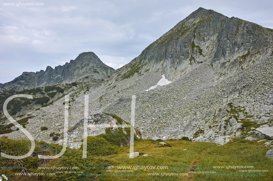 Clouds over Dzhangal and Momin Dvor peaks, Pirin mountain, Bulgaria