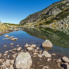 Clean water in small Lake, Rila Mountain, Bulgaria