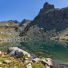 Amazing view of small Lake, Rila Mountain, Bulgaria