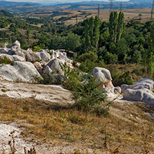 Amazing Panorama of Rock phenomenon Stone Wedding near town of Kardzhali, Bulgaria