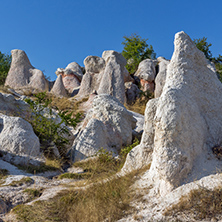 Amazing Panorama of Rock phenomenon Stone Wedding near town of Kardzhali, Bulgaria