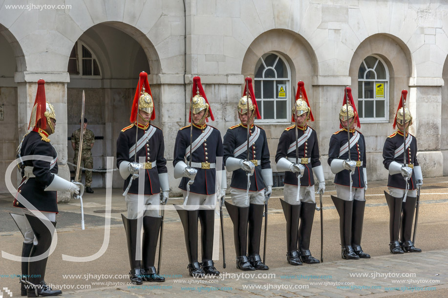 LONDON, ENGLAND - JUNE 16 2016: Horse Guards Parade, City of London, England, Great Britain