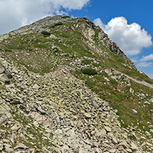 View From Banderitsa pass to Muratov peak,  Pirin Mountain, Bulgaria