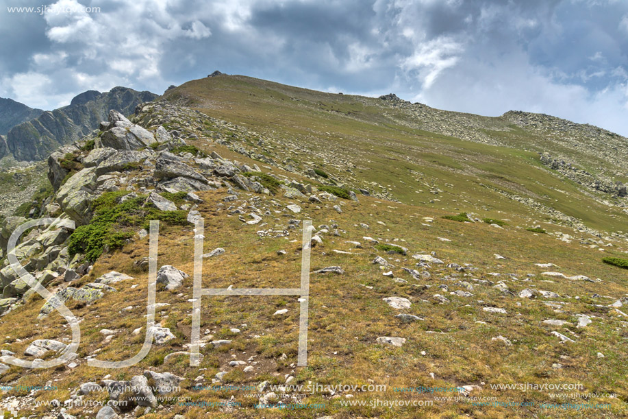 Landscape from Banderitsa pass to Spano Pole,  Pirin Mountain, Bulgaria