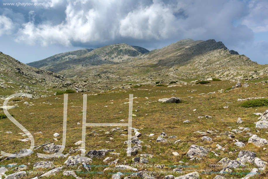 Panorama from Banderitsa pass to Spano Pole,  Pirin Mountain, Bulgaria