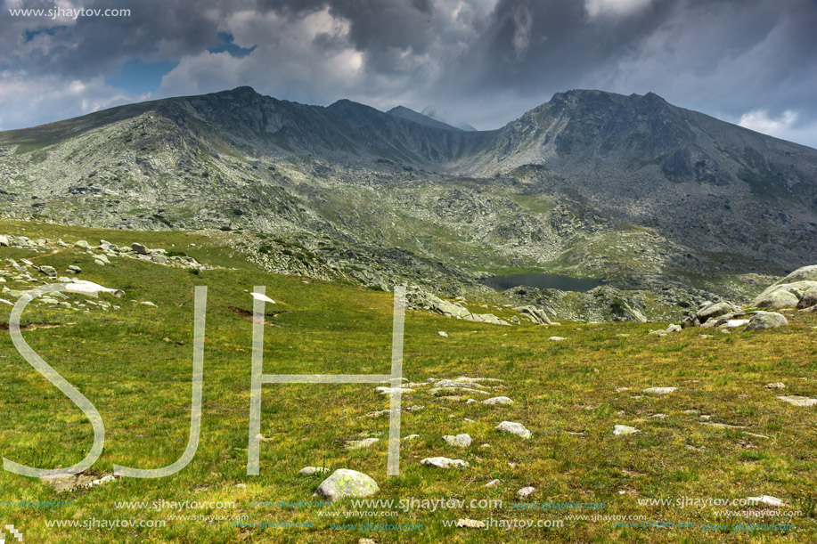 Panorama of Spano Pole and Spanopolski chukar peak, Pirin Mountain, Bulgaria