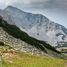 Landscape of Sinanitsa peak from Sinanishka pass,  Pirin Mountain, Bulgaria