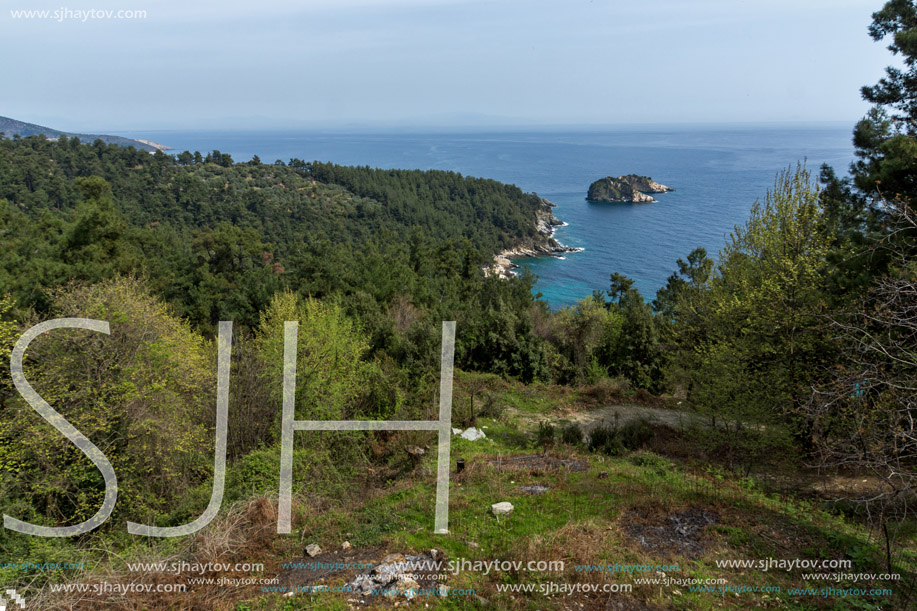 Amazing Seascape to Gramvousa island in Thassos,  East Macedonia and Thrace, Greece