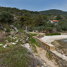 Ruins in Archaeological site of Aliki, Thassos island,  East Macedonia and Thrace, Greece
